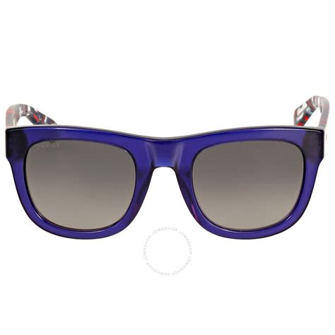 gucci glasses womens blue|blue Gucci sunglasses.